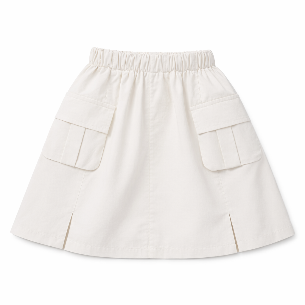 white Cargo Hoodie Co-ord Set