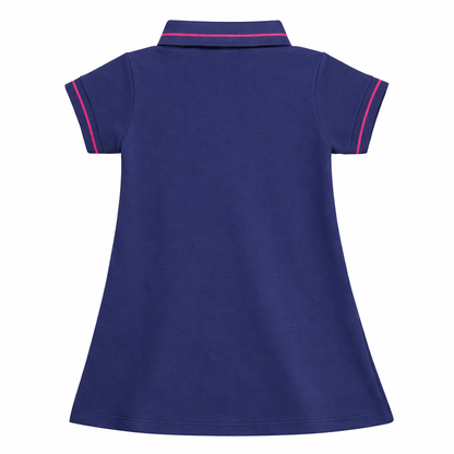 Navy Royal Crest Polo Dress