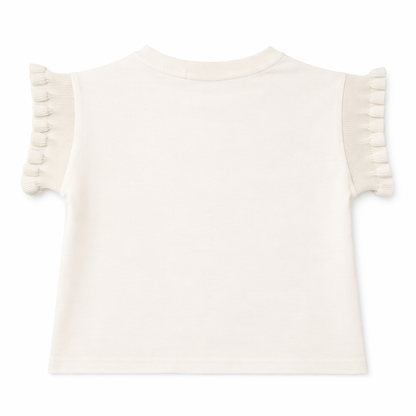 ivory Bloom Appliqué Tee