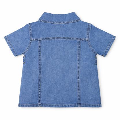 Denim Belted Shirt