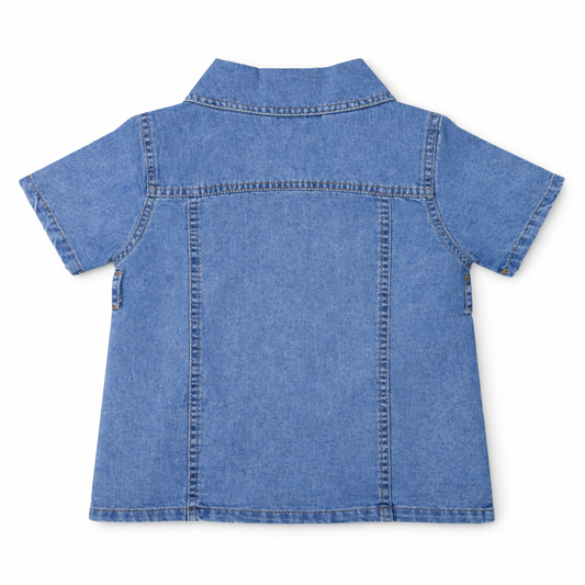 Denim Belted Shirt
