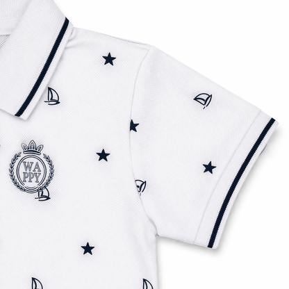 Nautical Print Polo