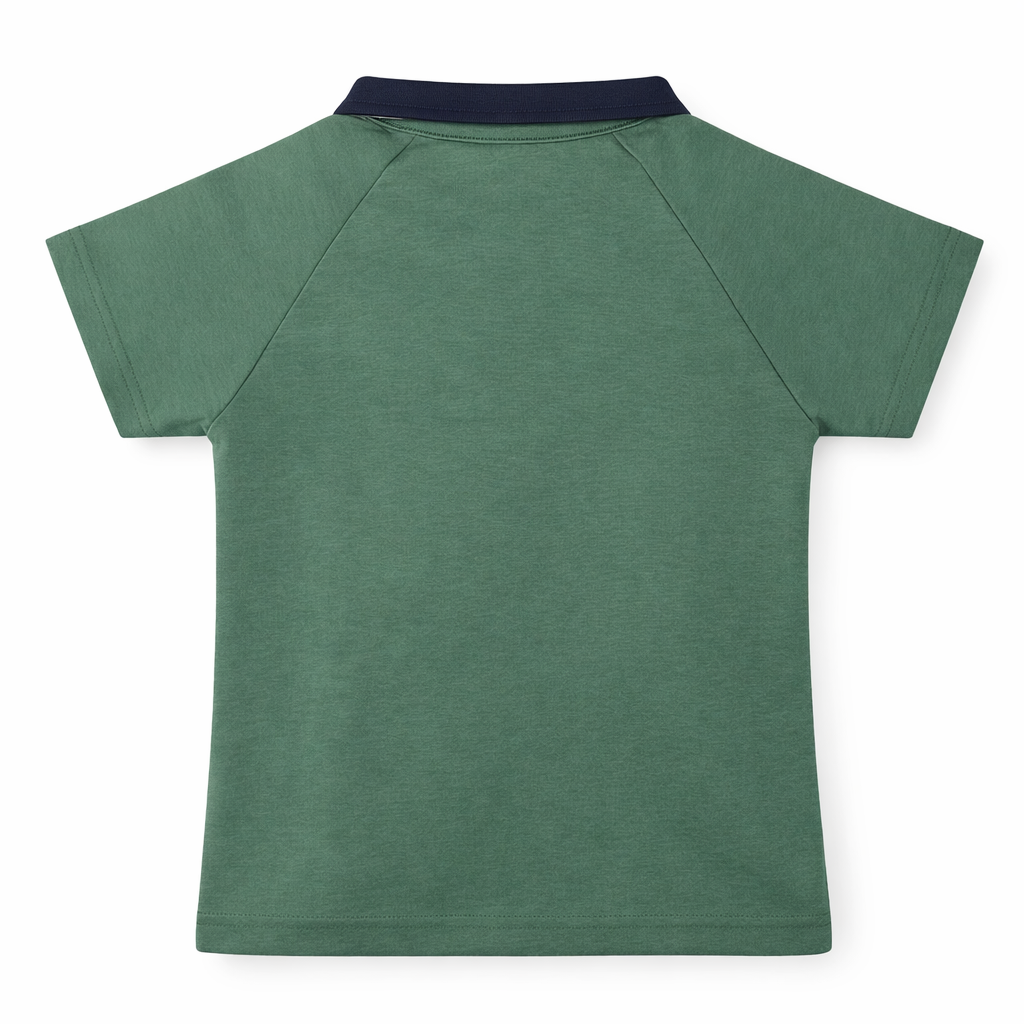 ⁠Green Half-Zip Sport Coord