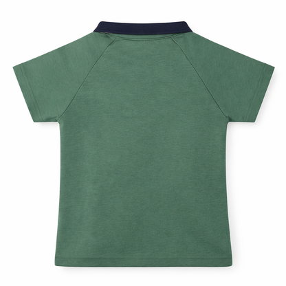 ⁠Green Half-Zip Sport Coord