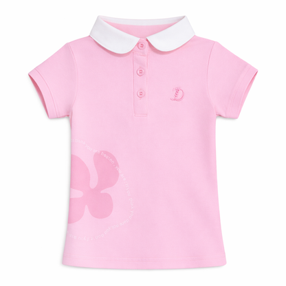 Pink Classic Collar Polo Tee