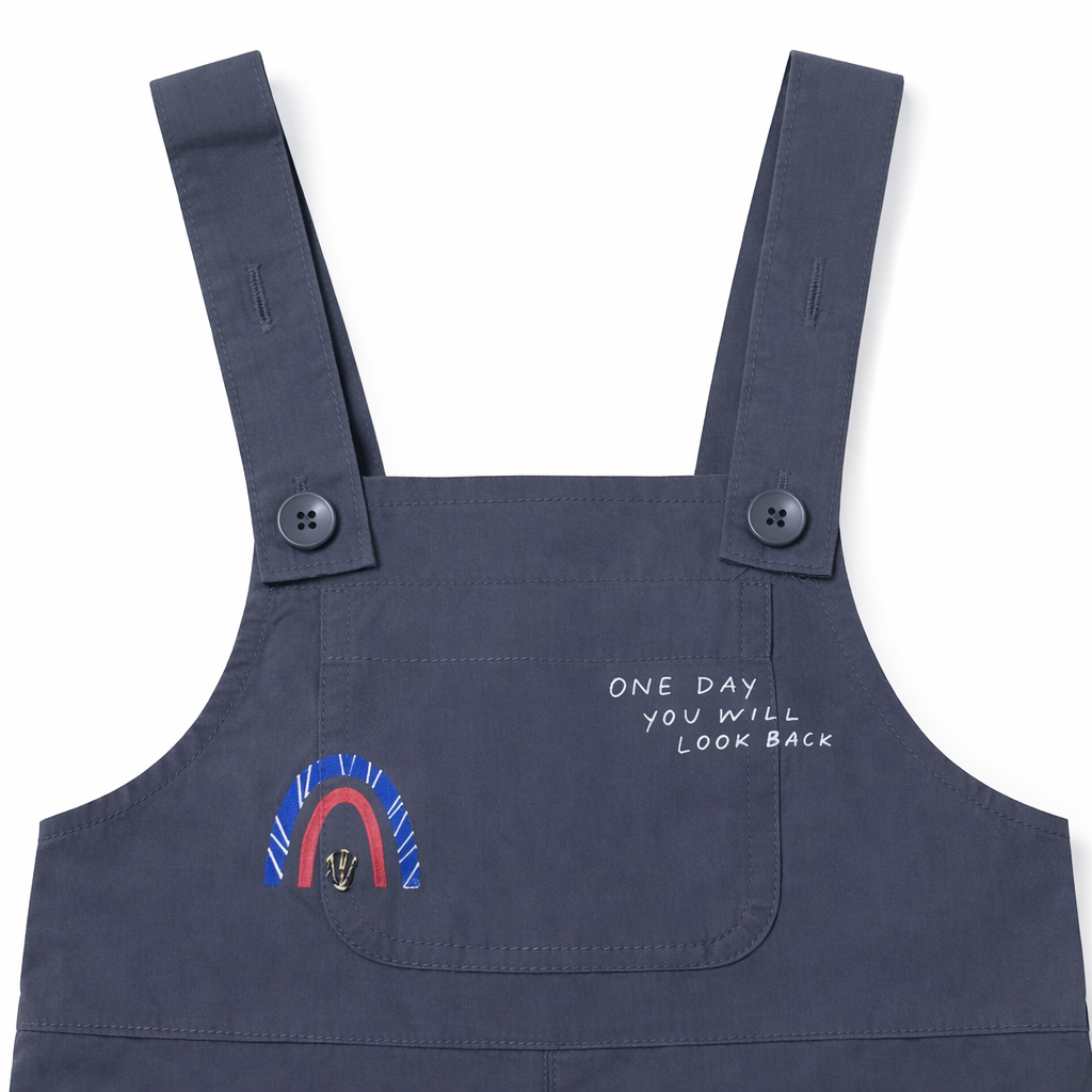 Grey Art Pocket Dungaree