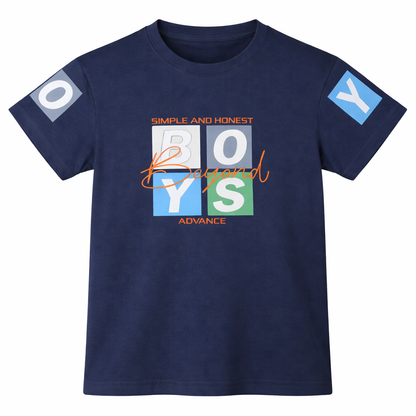 Navy “Boys Beyond” Graphic T-Shirt