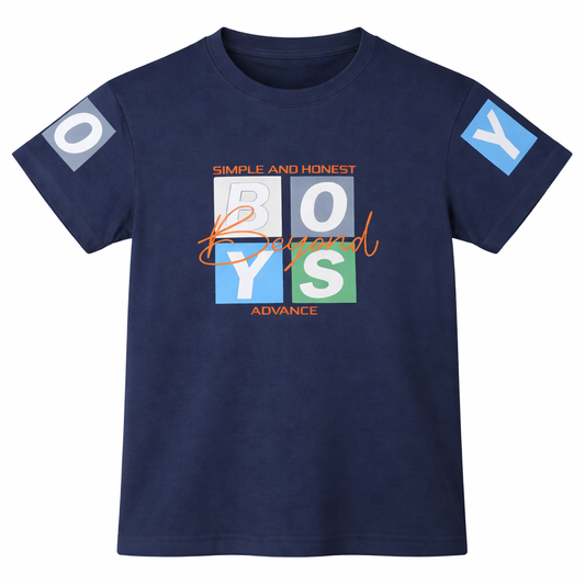 Navy “Boys Beyond” Graphic T-Shirt