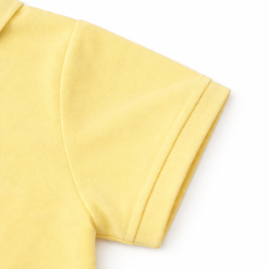 girl Embroidered yellow Polo Tee