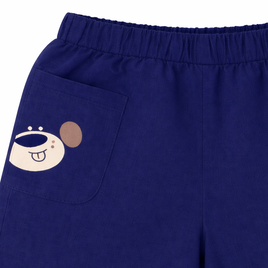 Cute bear character coord set