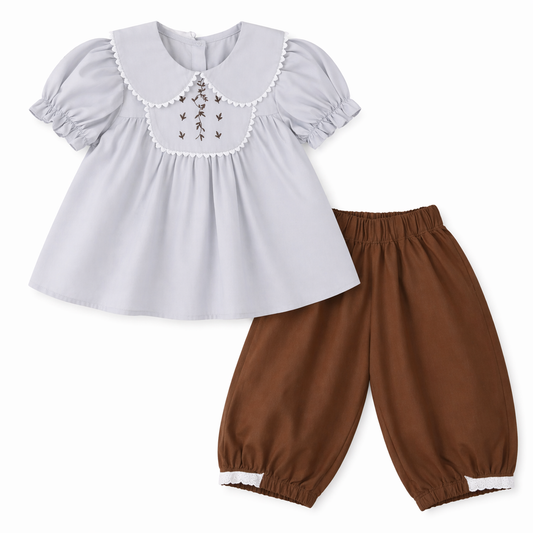 Embroidered Collar set