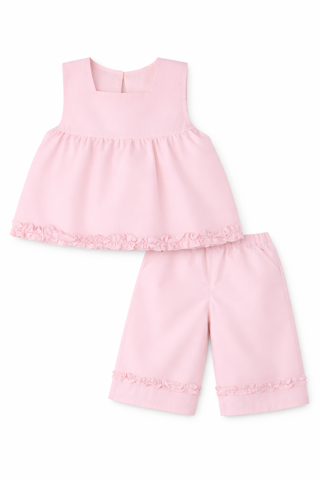 Blush Ruffle Coord Set