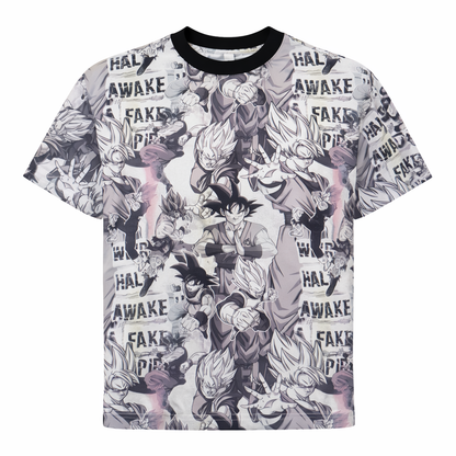 Boys Anime Print All-Over T-Shirt