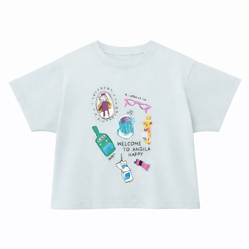 Playful Print Graphic Tee