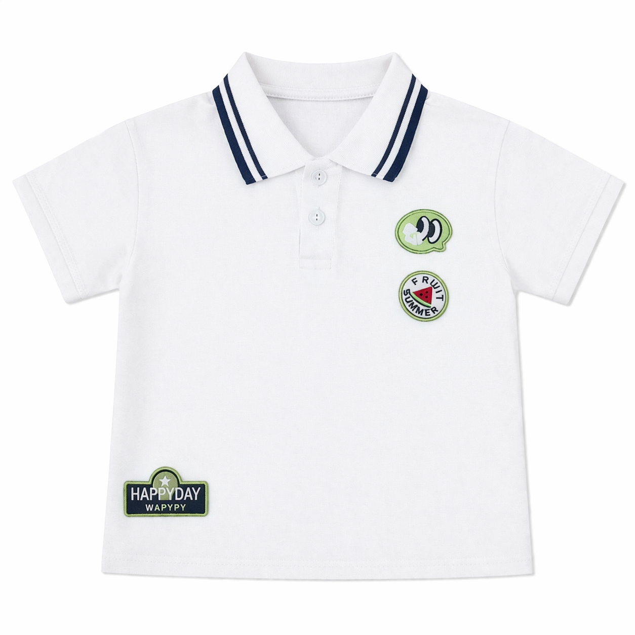 Graphic Patch Polo