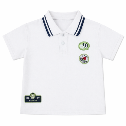 Graphic Patch Polo