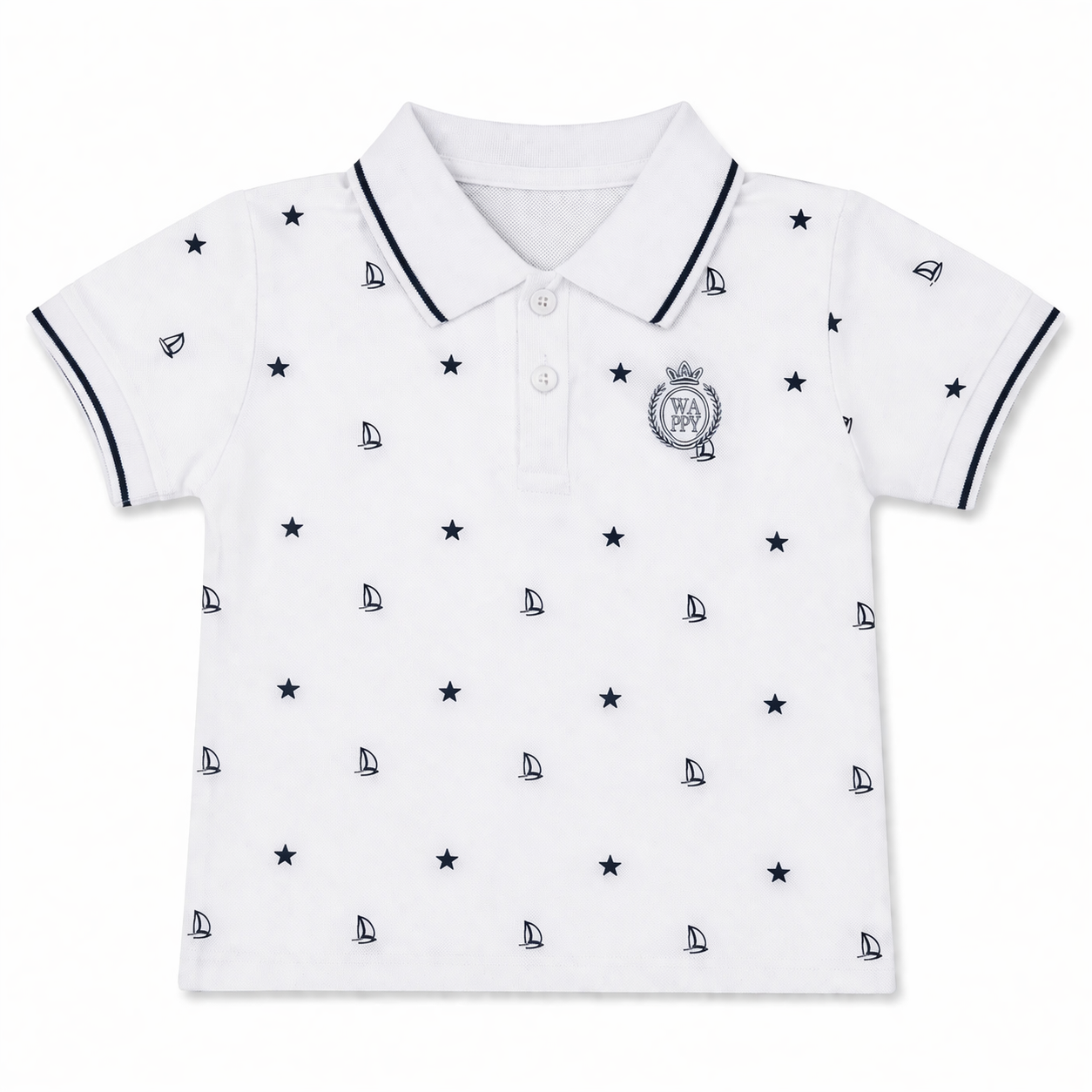 Nautical Print Polo