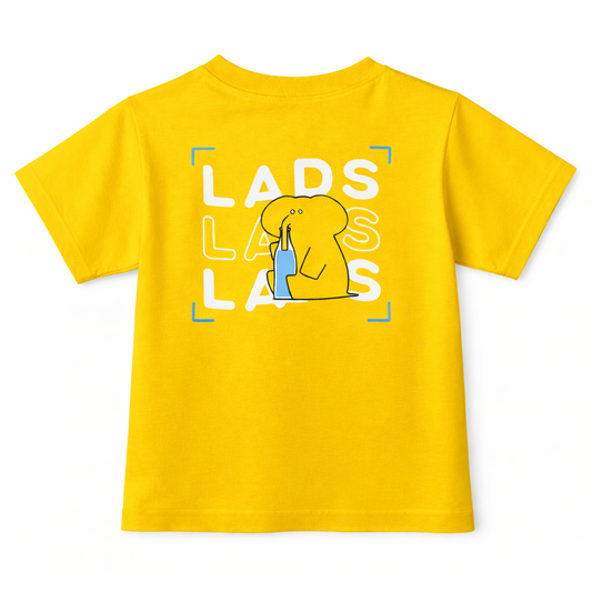 Hey Graphic Yellow Tee