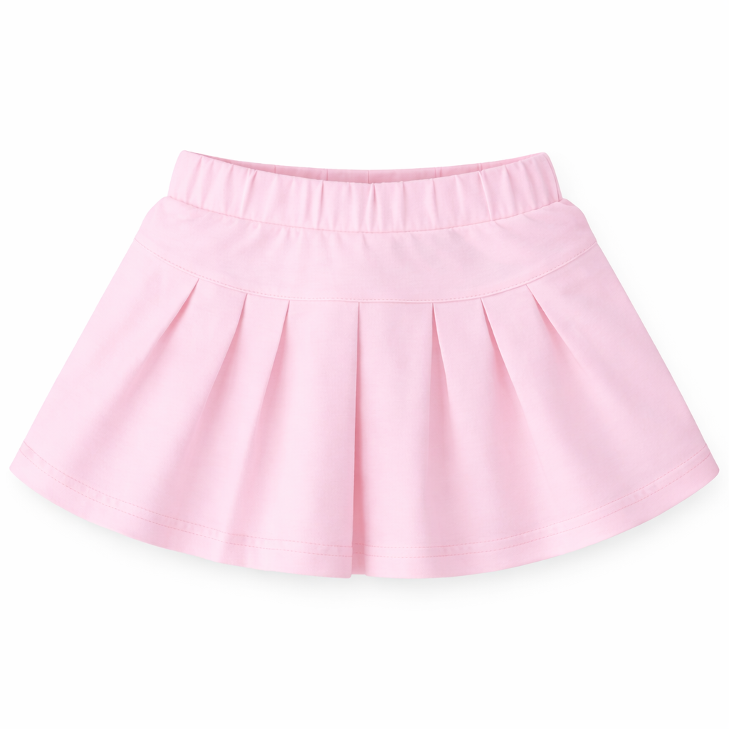 ⁠Pink Sailor Collar Skirt Set