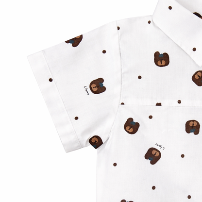 Bear Print 3-Piece Co-ord Set