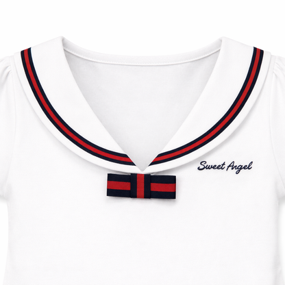 white sailor dress