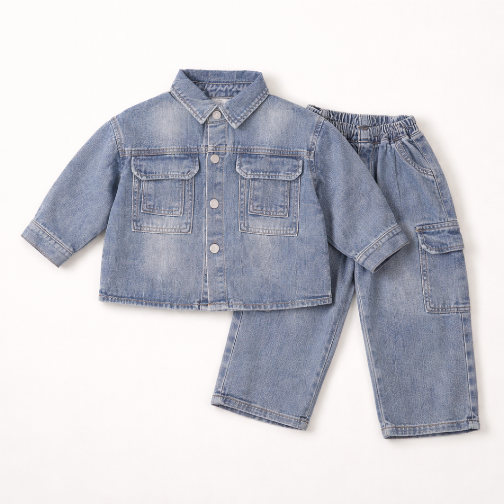 Baggy Pocket Denim Set