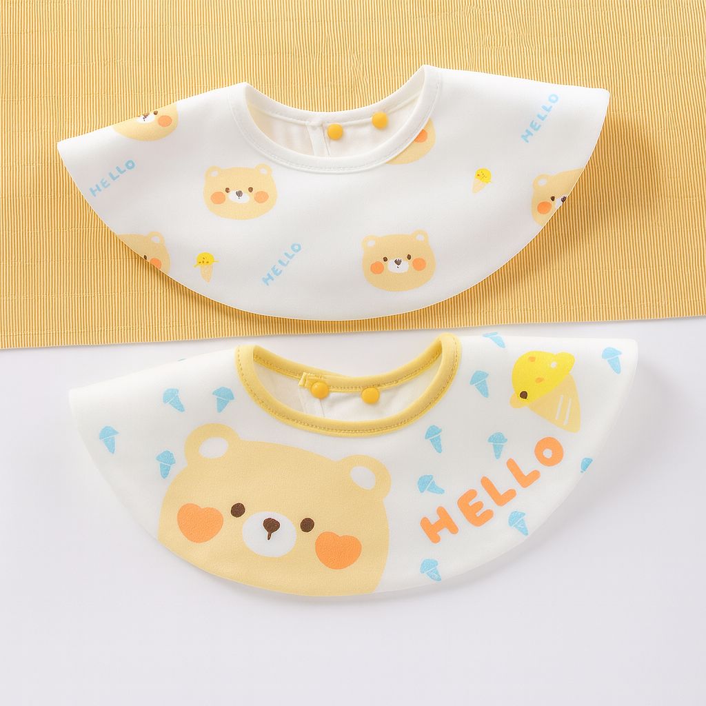 Bear & Ice Cream Bib Set