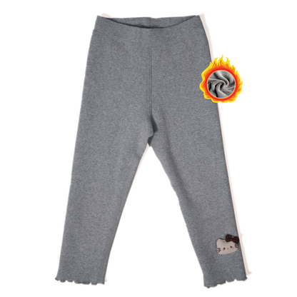 Grey kitty leggings