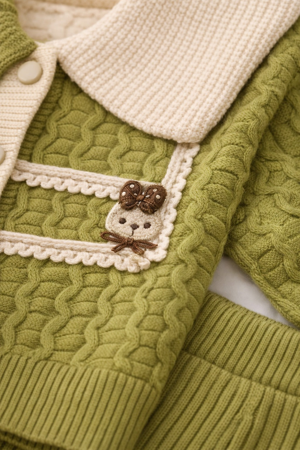 Pastel Green Knit set