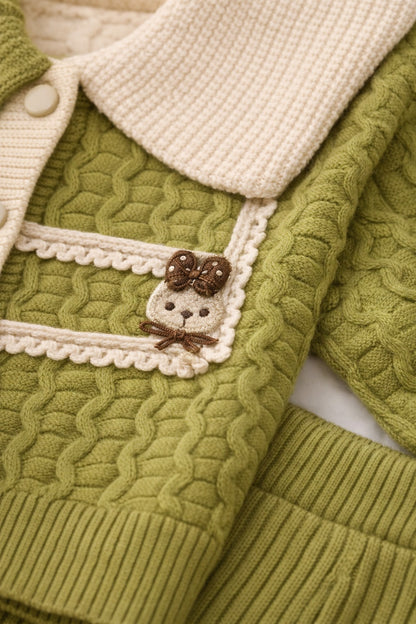 Pastel Green Knit set