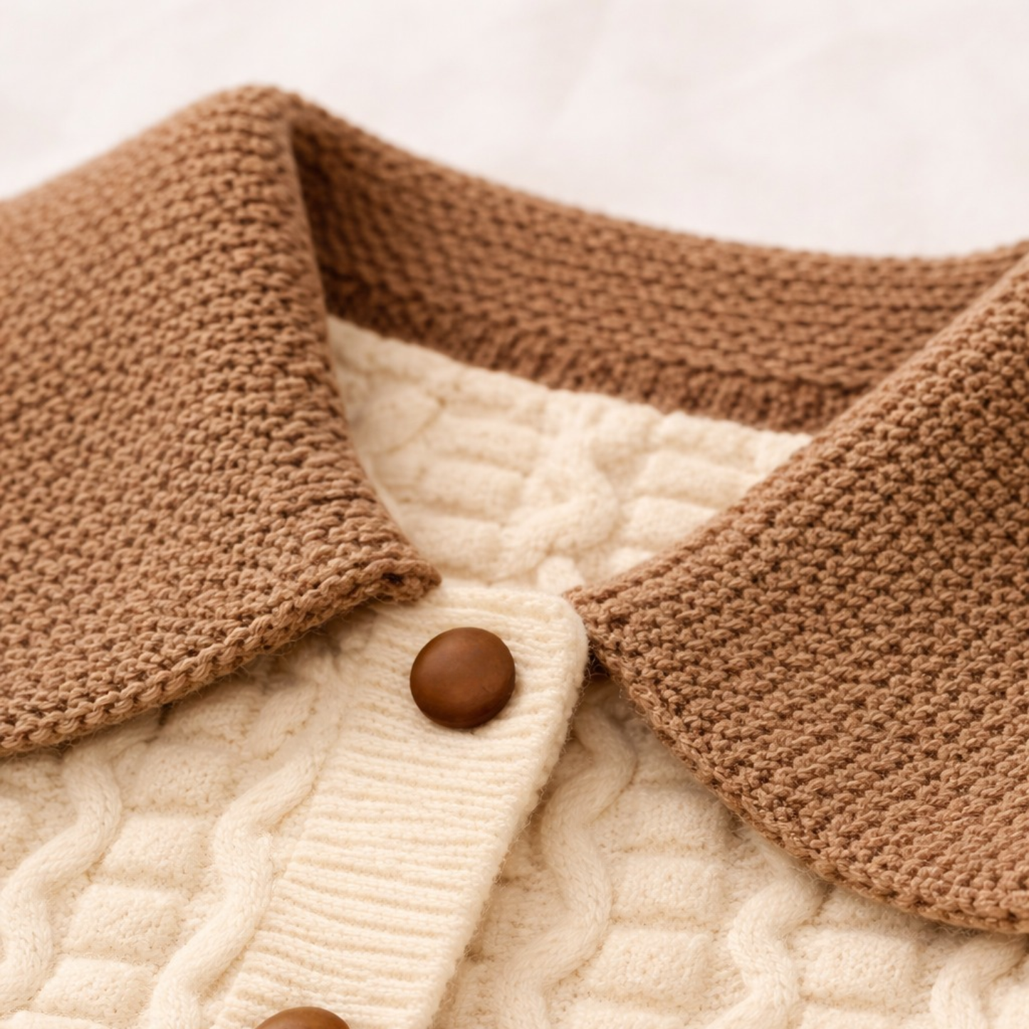 Beige & Cream Knit set