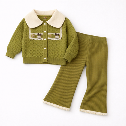Pastel Green Knit set