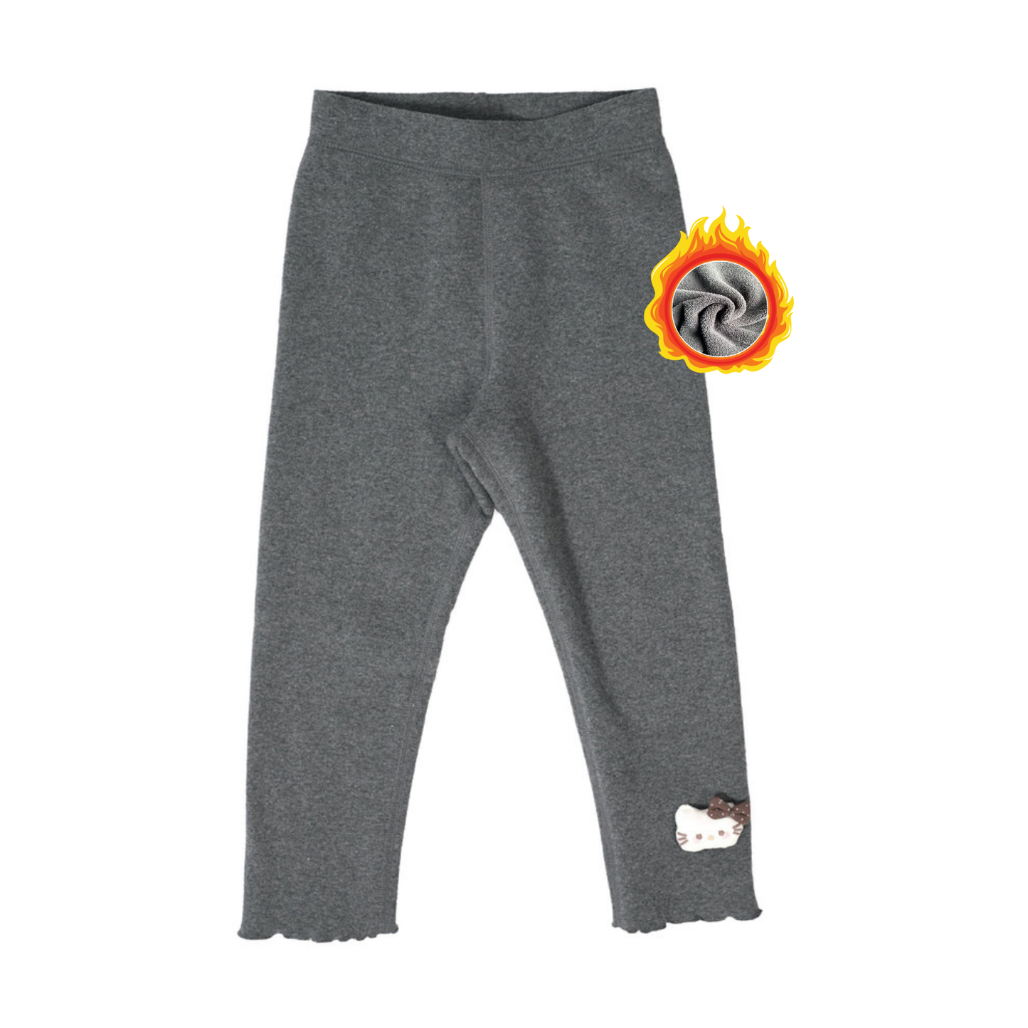 Charcoal kitty leggings